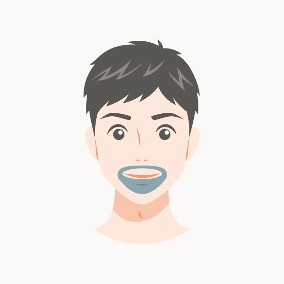 口周りイラスト